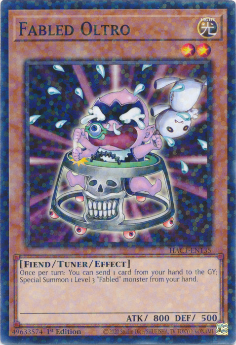 Fabled Oltro (Duel Terminal) [HAC1-EN135] Common | Fandemonia Ltd
