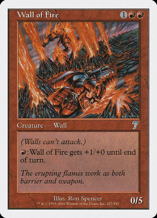 Wall of Fire [Seventh Edition] | Fandemonia Ltd