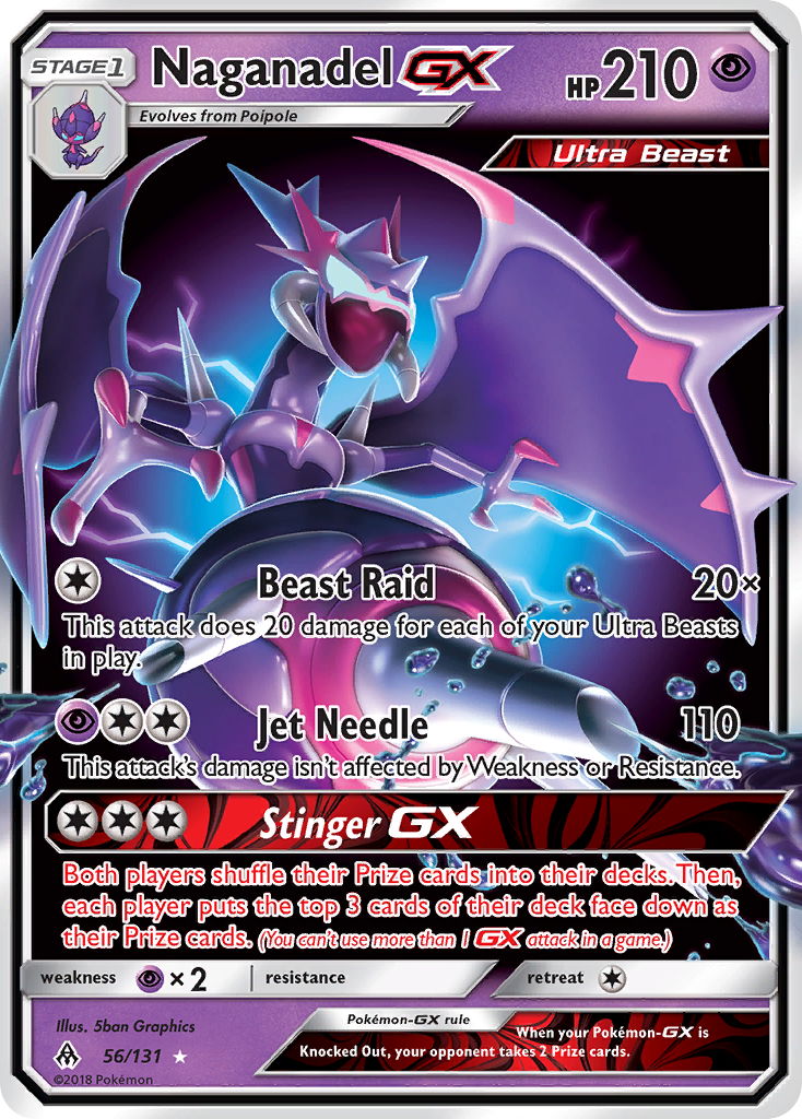 Naganadel GX (56/131) [Sun & Moon: Forbidden Light] | Fandemonia Ltd