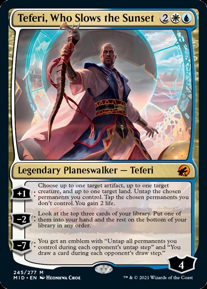 Teferi, Who Slows the Sunset [Innistrad: Midnight Hunt] | Fandemonia Ltd