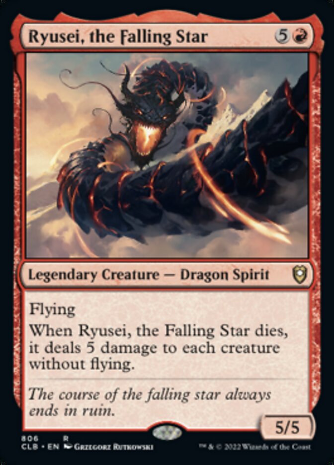 Ryusei, the Falling Star [Commander Legends: Battle for Baldur's Gate] | Fandemonia Ltd