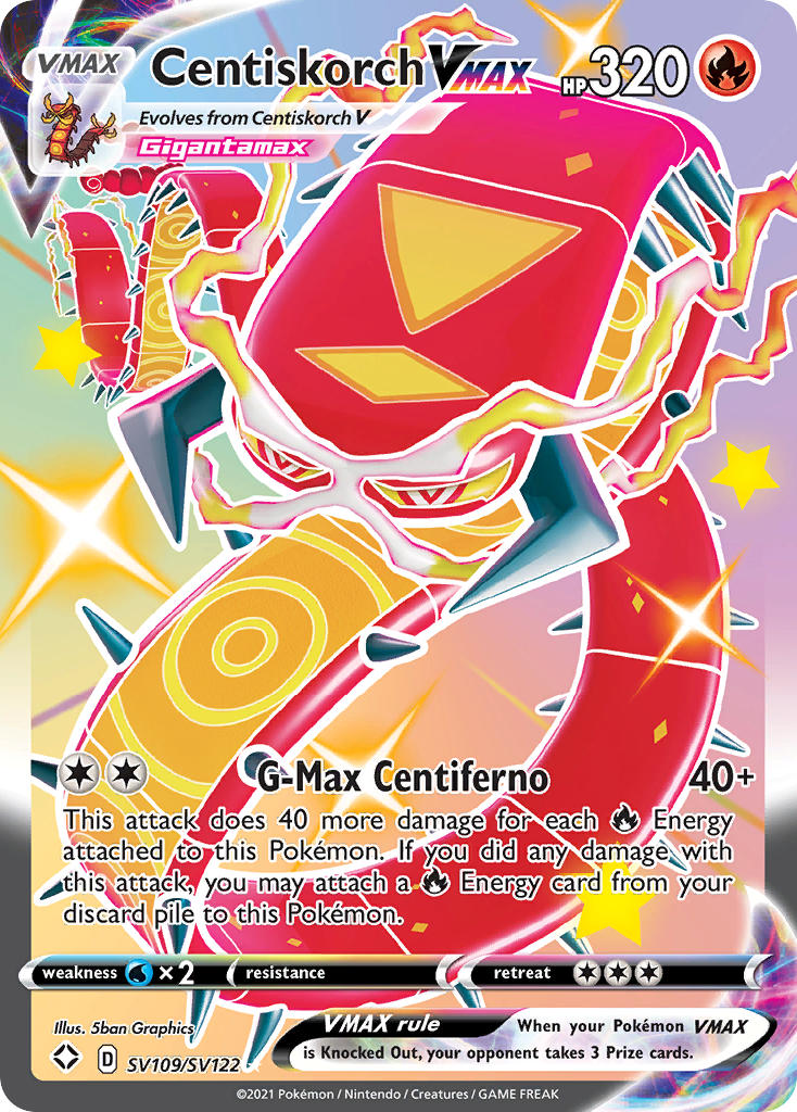 Centiskorch VMAX (SV109/SV122) [Sword & Shield: Shining Fates] | Fandemonia Ltd