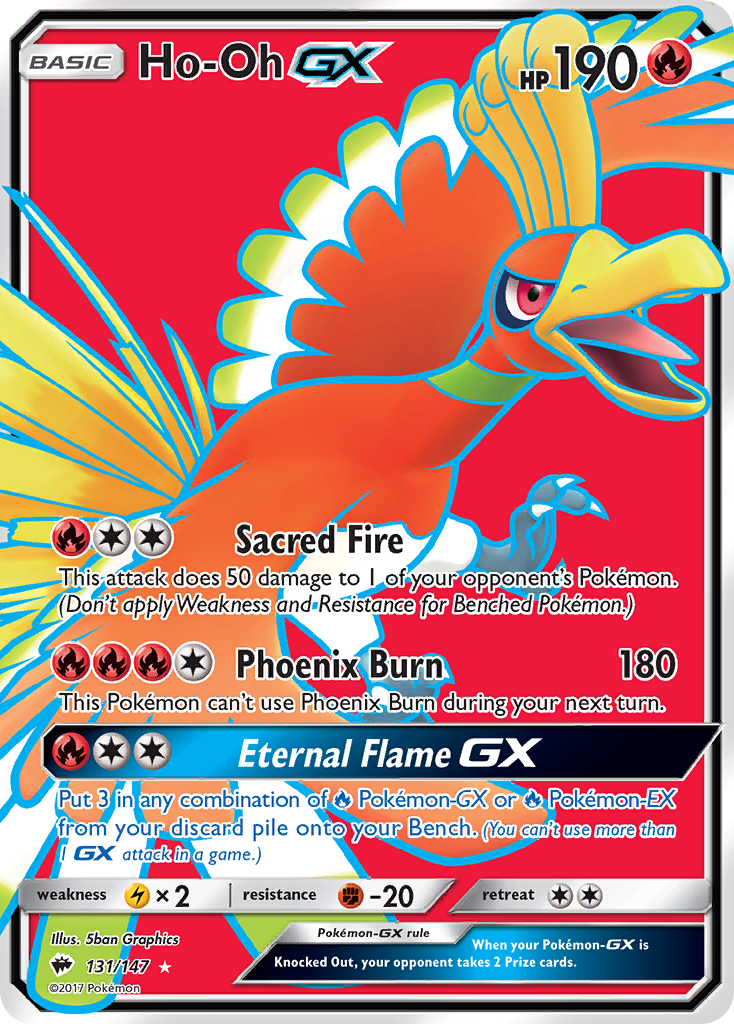 Ho-Oh GX (131/147) [Sun & Moon: Burning Shadows] | Fandemonia Ltd