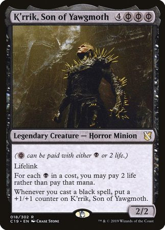 K'rrik, Son of Yawgmoth [Commander 2019] | Fandemonia Ltd