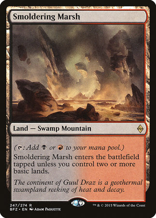 Smoldering Marsh [Battle for Zendikar] | Fandemonia Ltd