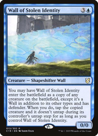 Wall of Stolen Identity [Commander 2019] | Fandemonia Ltd