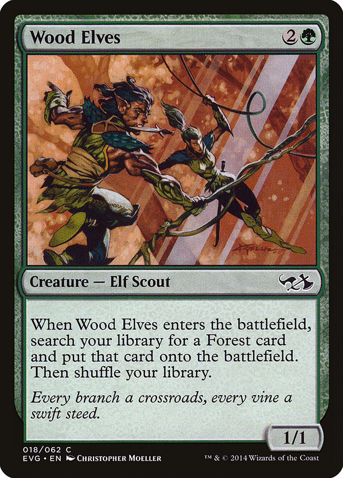 Wood Elves (Elves vs. Goblins) [Duel Decks Anthology] | Fandemonia Ltd