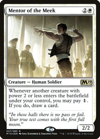 Mentor of the Meek [Core Set 2019 Promos] | Fandemonia Ltd