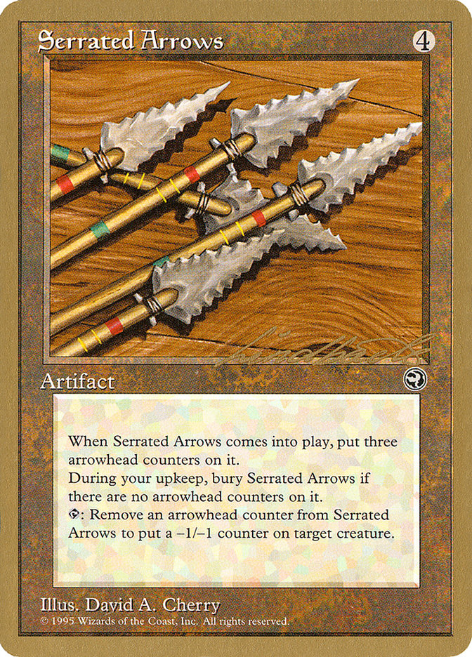 Serrated Arrows (Leon Lindback) [Pro Tour Collector Set] | Fandemonia Ltd