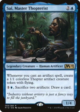 Sai, Master Thopterist [Core Set 2019 Promos] | Fandemonia Ltd