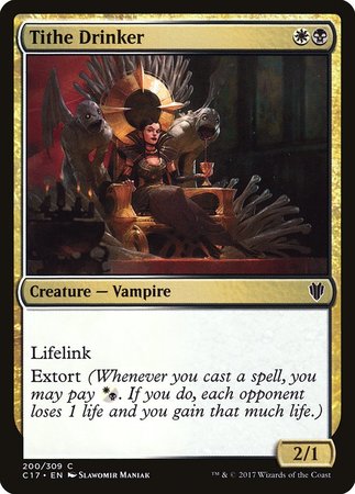 Tithe Drinker [Commander 2017] | Fandemonia Ltd