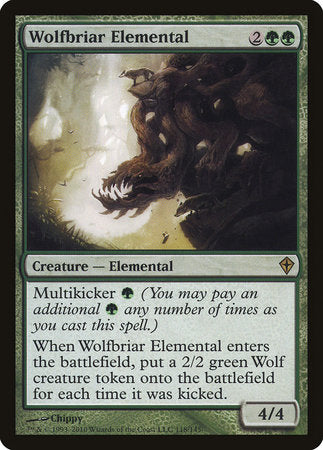 Wolfbriar Elemental [Worldwake] | Fandemonia Ltd