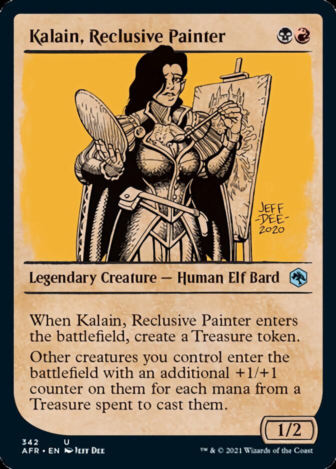 Kalain, Reclusive Painter (Showcase) [Dungeons & Dragons: Adventures in the Forgotten Realms] | Fandemonia Ltd