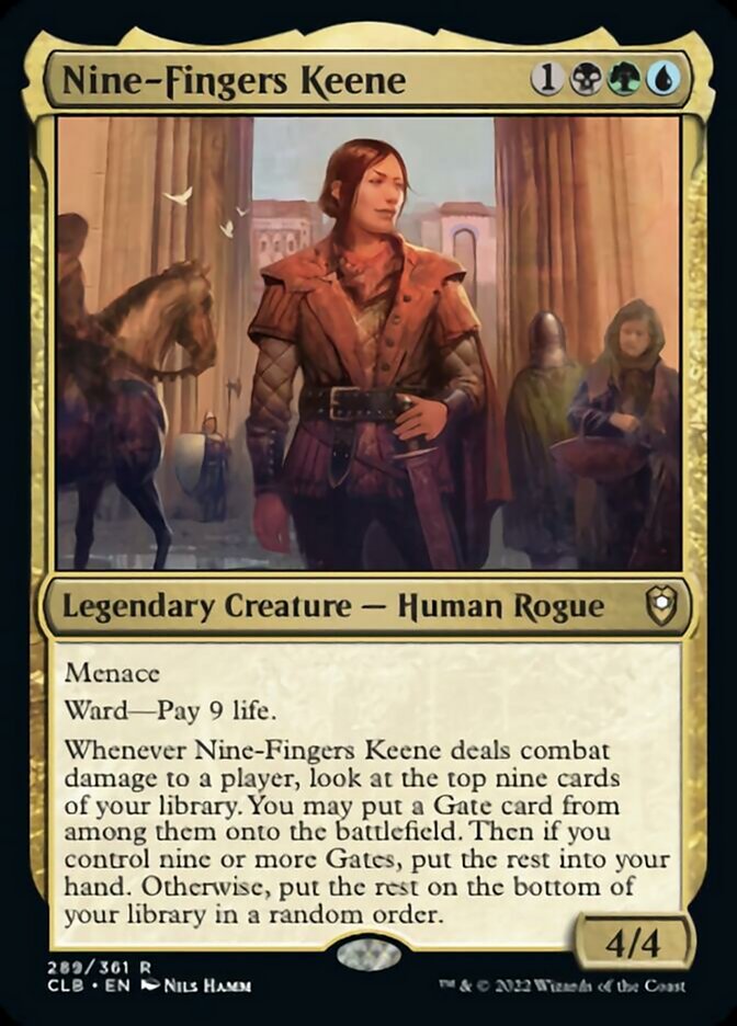Nine-Fingers Keene [Commander Legends: Battle for Baldur's Gate] | Fandemonia Ltd
