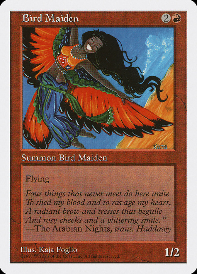 Bird Maiden [Fifth Edition] | Fandemonia Ltd