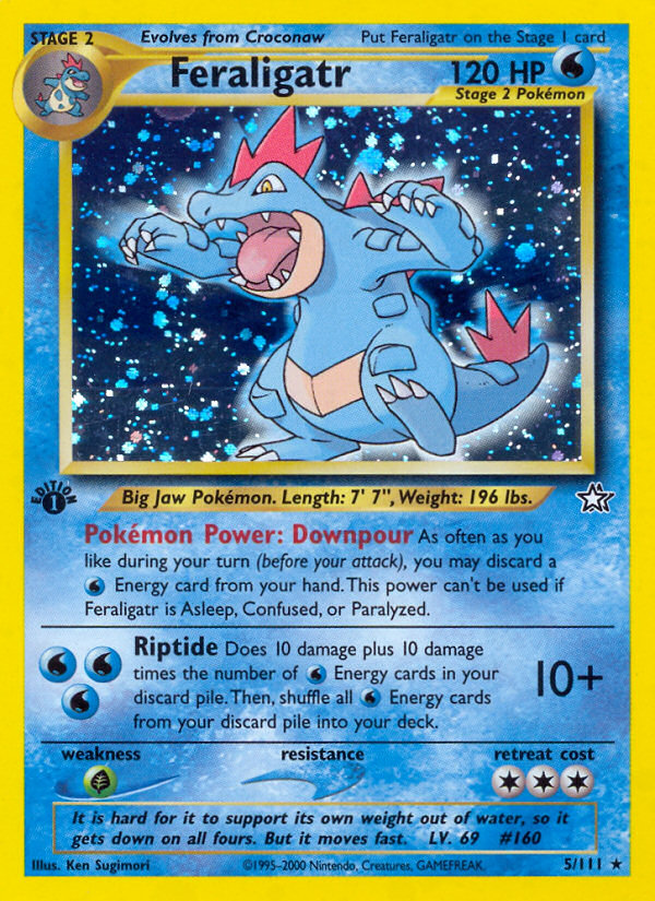 Feraligatr (5/111) [Neo Genesis 1st Edition] | Fandemonia Ltd