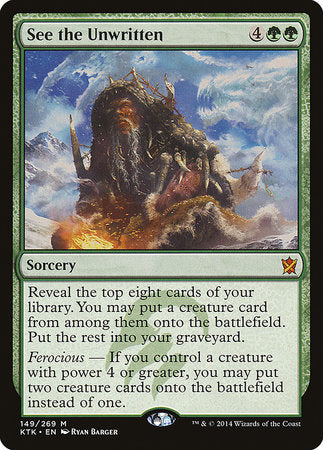 See the Unwritten [Khans of Tarkir] | Fandemonia Ltd