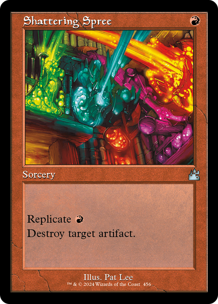 Shattering Spree (Retro Frame) [Ravnica Remastered] | Fandemonia Ltd