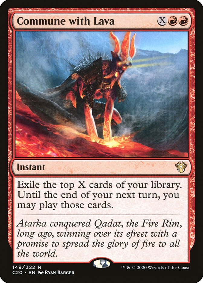 Commune with Lava [Commander 2020] | Fandemonia Ltd