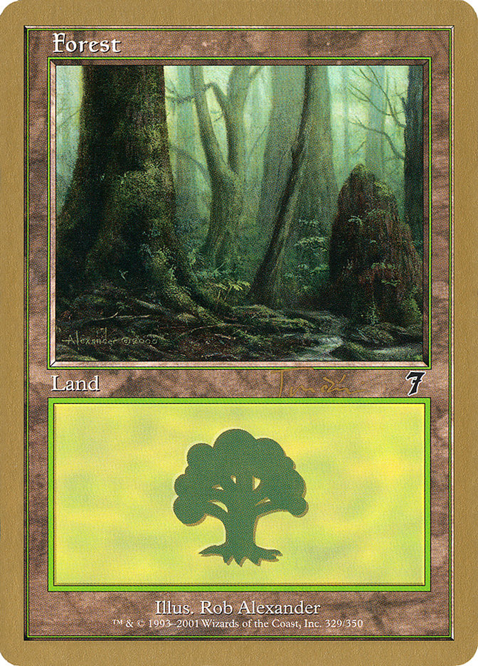 Forest (jt329) (Jan Tomcani) [World Championship Decks 2001] | Fandemonia Ltd