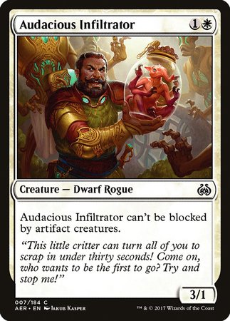 Audacious Infiltrator [Aether Revolt] | Fandemonia Ltd