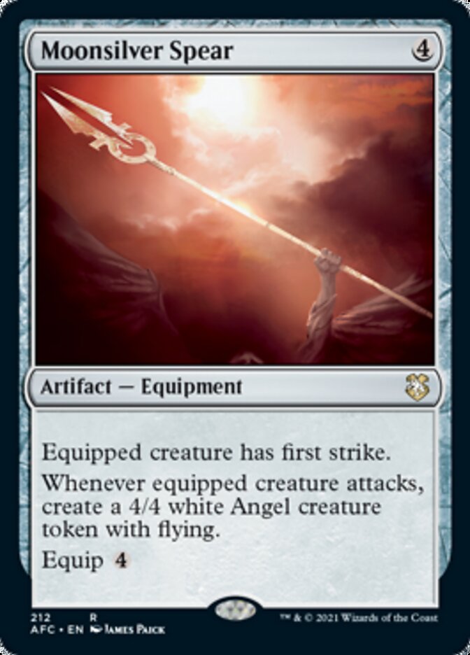 Moonsilver Spear [Dungeons & Dragons: Adventures in the Forgotten Realms Commander] | Fandemonia Ltd