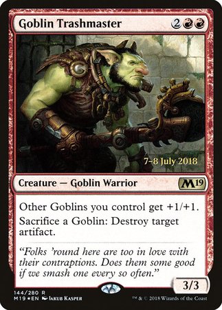 Goblin Trashmaster [Core Set 2019 Promos] | Fandemonia Ltd