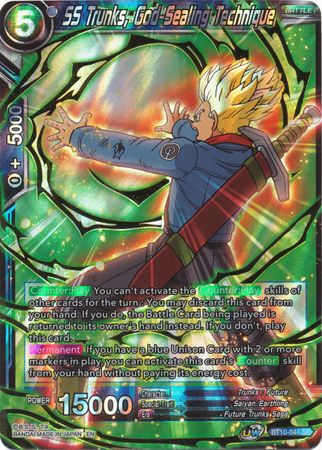 SS Trunks, God-Sealing Technique [BT10-044] | Fandemonia Ltd