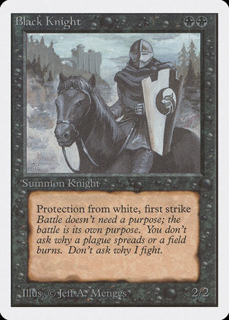 Black Knight [Unlimited Edition] | Fandemonia Ltd