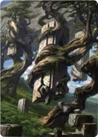 Forest 2 Art Card [Zendikar Rising Art Series] | Fandemonia Ltd