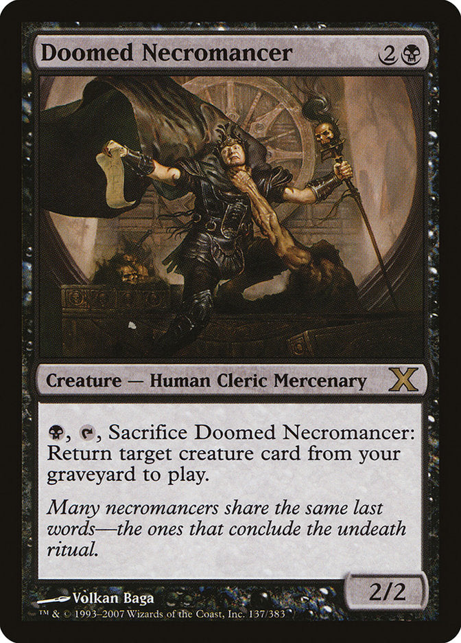 Doomed Necromancer [Tenth Edition] | Fandemonia Ltd