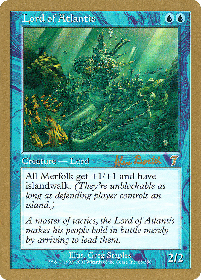 Lord of Atlantis (Alex Borteh) [World Championship Decks 2001] | Fandemonia Ltd