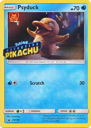 Psyduck Detective (SM199) (Pikachu Stamped) [Sun & Moon: Black Star Promos] | Fandemonia Ltd