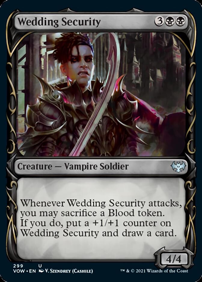 Wedding Security (Showcase Fang Frame) [Innistrad: Crimson Vow] | Fandemonia Ltd