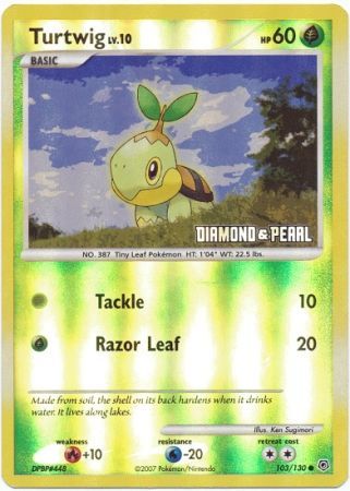 Turtwig (103/130) [Burger King Promos: 2008 Collection] | Fandemonia Ltd
