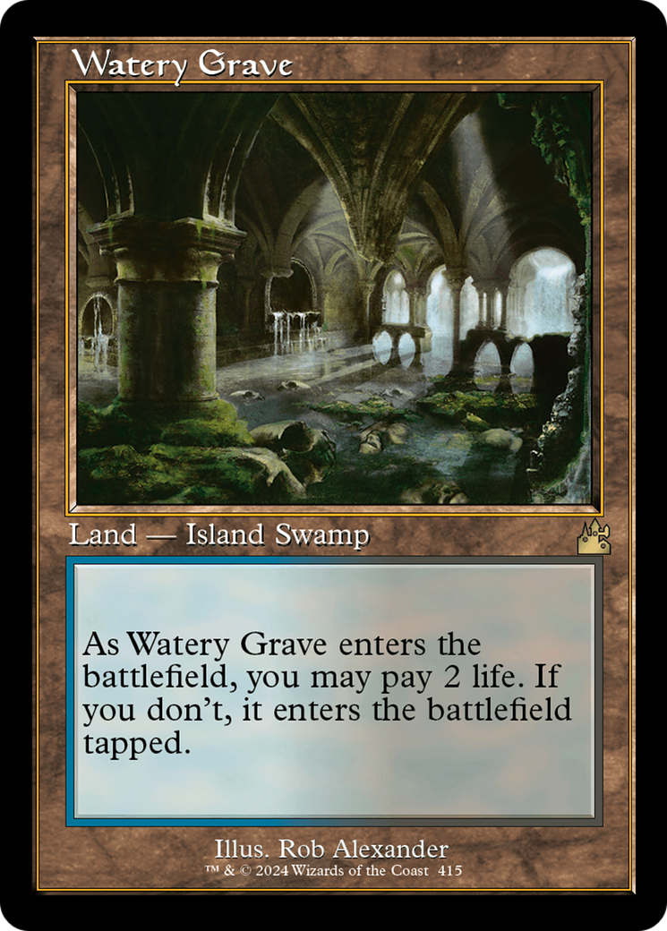 Watery Grave (Retro) [Ravnica Remastered] | Fandemonia Ltd