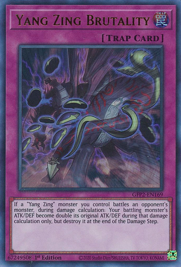 Yang Zing Brutality [GFP2-EN169] Ultra Rare | Fandemonia Ltd
