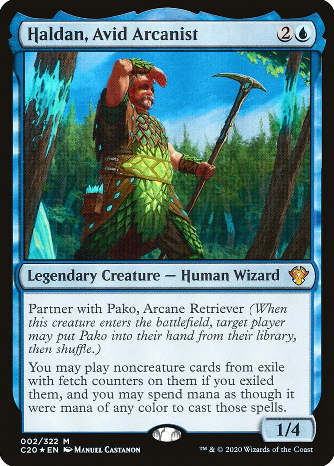 Haldan, Avid Arcanist [Commander 2020] | Fandemonia Ltd