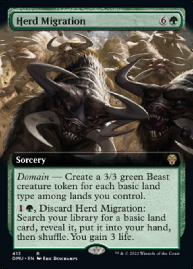 Herd Migration (Extended Art) [Dominaria United] | Fandemonia Ltd