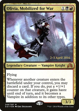 Olivia, Mobilized for War [Shadows over Innistrad Promos] | Fandemonia Ltd