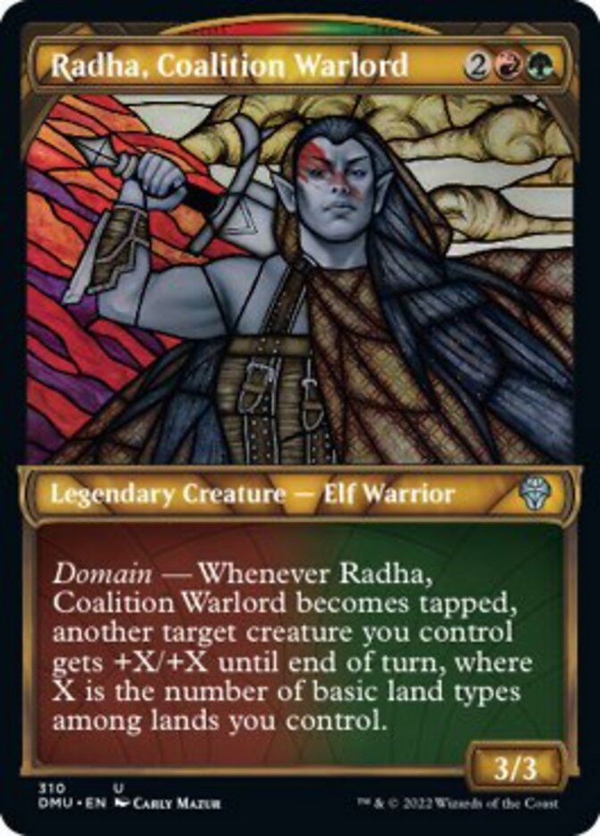 Radha, Coalition Warlord (Showcase) [Dominaria United] | Fandemonia Ltd