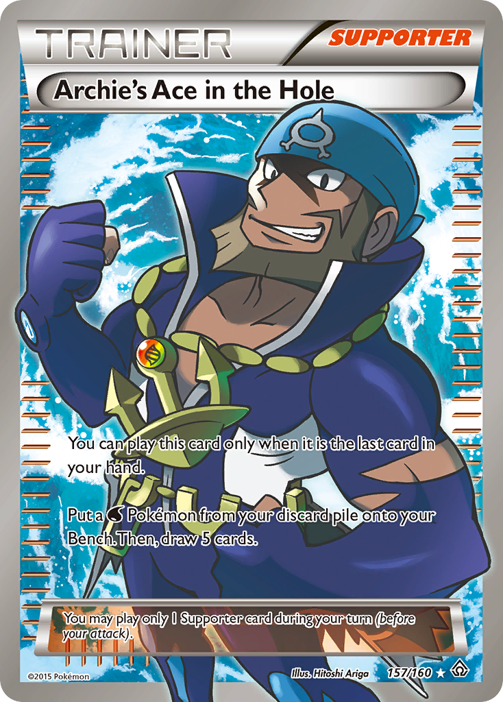 Archie's Ace in the Hole (157/160) [XY: Primal Clash] | Fandemonia Ltd