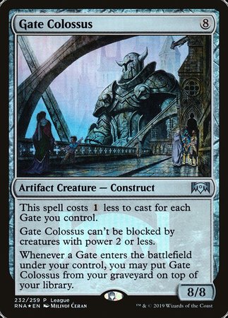 Gate Colossus [Ravnica Allegiance Promos] | Fandemonia Ltd
