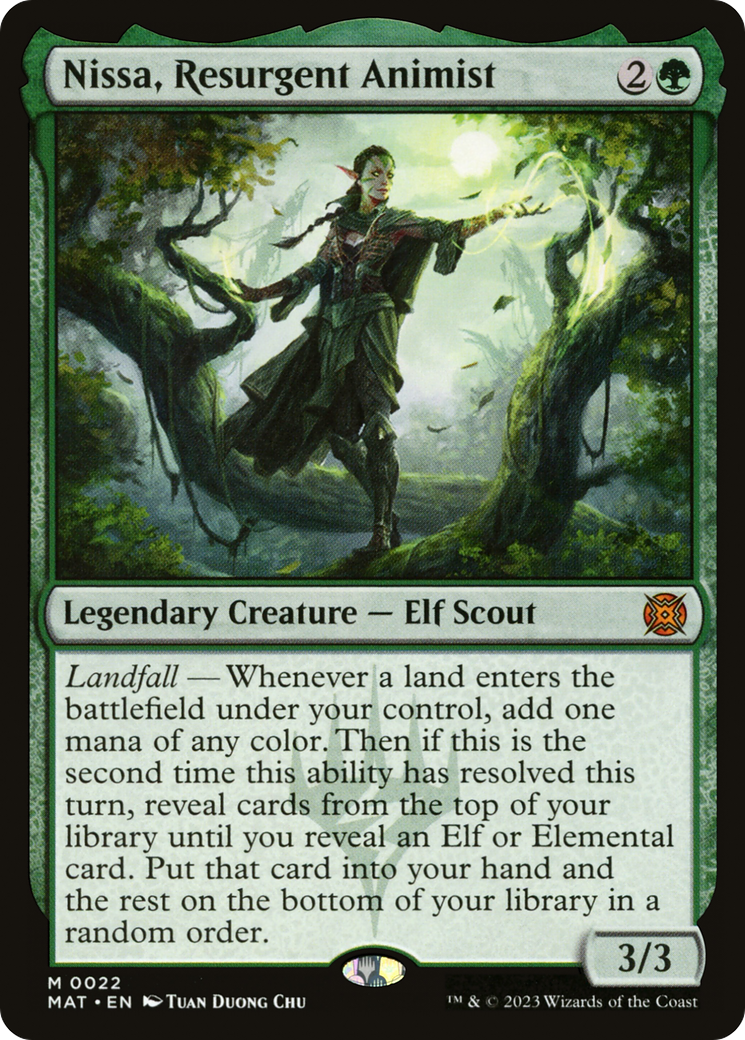 Nissa, Resurgent Animist [March of the Machine: The Aftermath] | Fandemonia Ltd