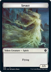 Cat Bird // Spirit Double-Sided Token [Starter Commander Decks] | Fandemonia Ltd