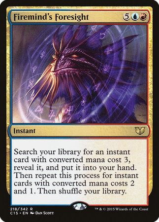 Firemind's Foresight [Commander 2015] | Fandemonia Ltd