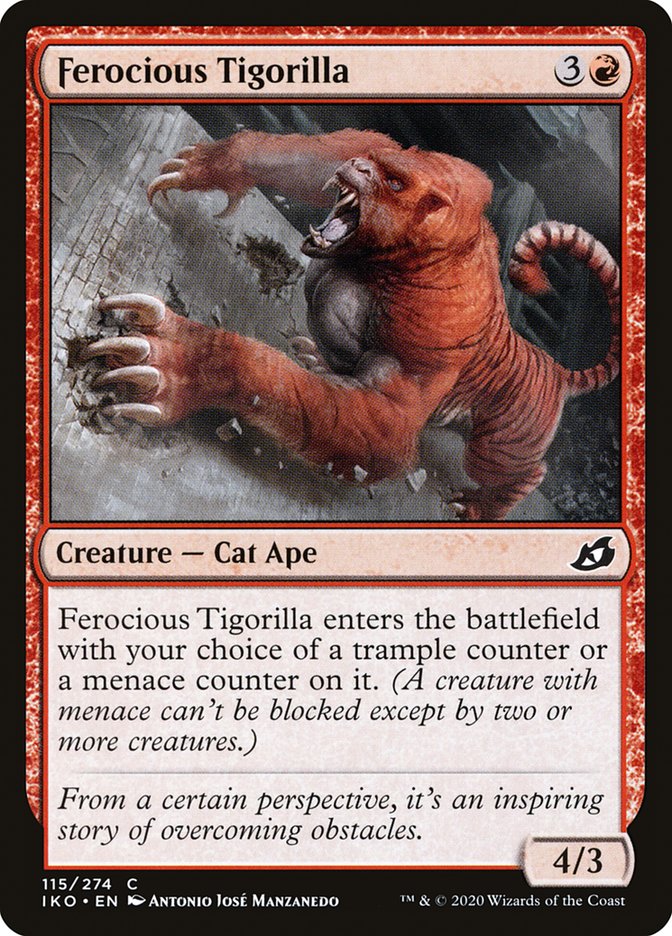 Ferocious Tigorilla [Ikoria: Lair of Behemoths] | Fandemonia Ltd