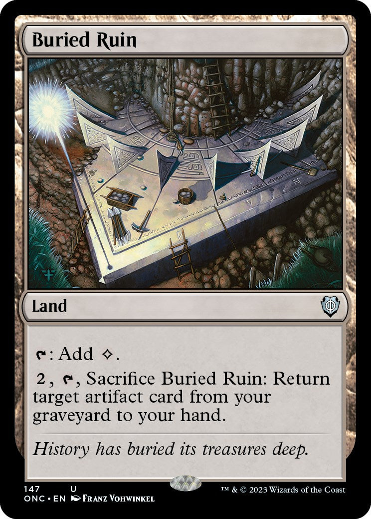 Buried Ruin [Phyrexia: All Will Be One Commander] | Fandemonia Ltd
