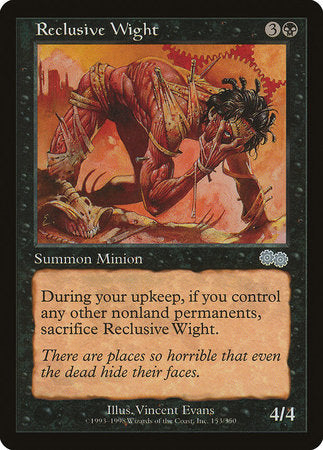 Reclusive Wight [Urza's Saga] | Fandemonia Ltd