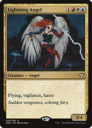 Lightning Angel [Duel Decks: Speed vs. Cunning] | Fandemonia Ltd